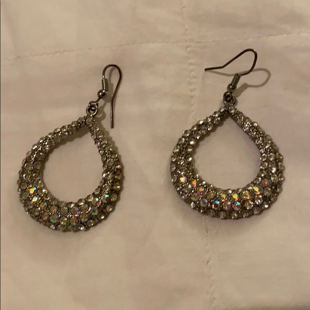 Multicolored  Swarovski crystal earrings